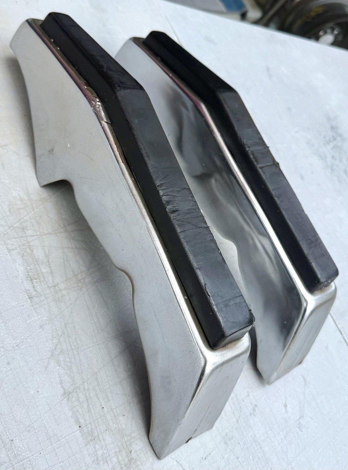 OEM GM Chrome Front Bumper Guards for 1973-1980 Chevy GMC Pickup Trucks