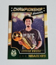 JORDAN NWORA 2021-22 HOOPS ROAD TO THE FINALS CHAMPIONSHIP MOMENTS #'D /99 !!!!