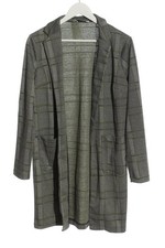 PIECES Kurzmantel Damen Mantel Gr. DE 36 hellgrau-khaki Casual-Look
