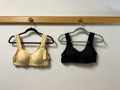 2 New Daisy Bra Comfortable Front Snap Padded Bralettes Size XL B/C Cup