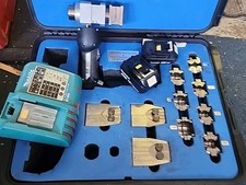 Klauke Reflok TuffLok MAPAX4L Battery Operated Axial Press Tool w/Jaws & Case