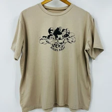 Angel Baby Beige Graphic T-Shirt Size Large