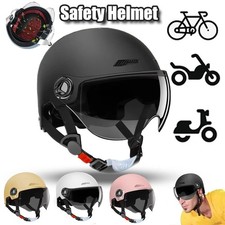 Offener Motorradhelm mit Klappvisier, Roller ...