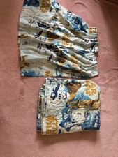 Vintage Star Wars Twin size quilt and 2 32'' x 32'' curtains