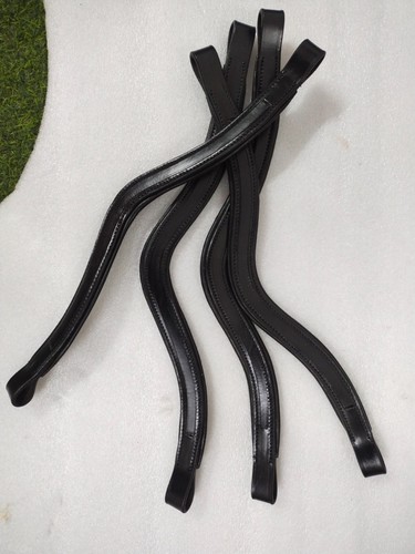 Lot 10 x 1 bandeau cheval cuir canal vide toutes tailles et formes (12 et 14 mm) - Photo 7/20