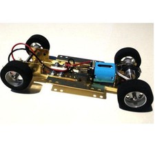 H R Racing HRCH08 Adjustable Chassis 1/24 Slot Car Foam Tires Hawk 18K