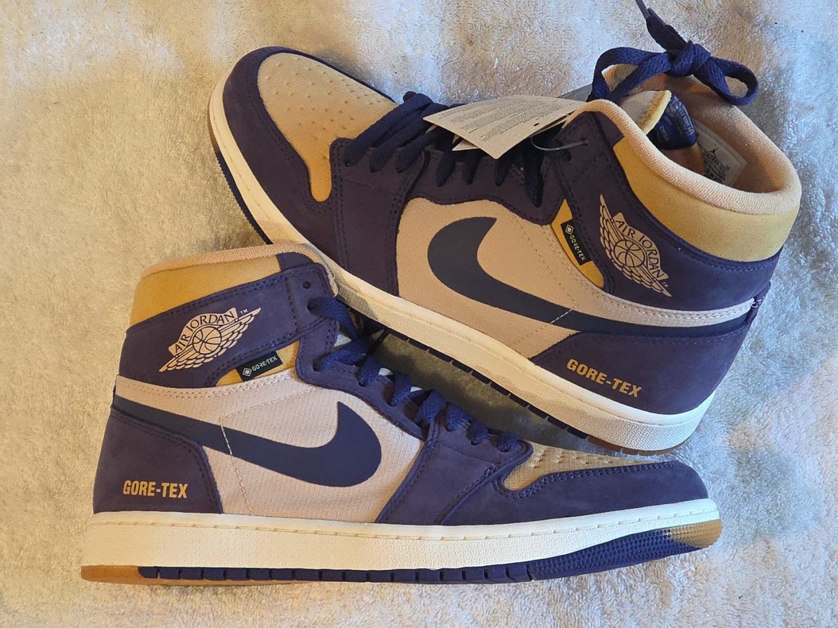 🔥🏀 New NIKE AIR JORDAN 1 ELEMENT Gore-Tex Sky J Purple Mens Size