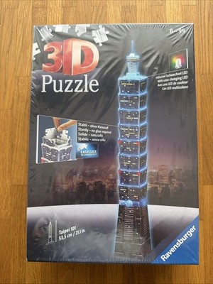 Ravensburger 11149 Taipei 101 bei Nacht NEU OVP 3D Puzzle LED Farbwechsel 8-99 J