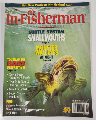 In-Fisherman Magazines 1995-96 - 8 Issues Techniques Fishing Tackle Boats Water - Picture 2 of 9