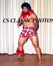 Wild Samoan Sika Anoia    Vintage 8x10 Wrestling Photo  Circa 1970's