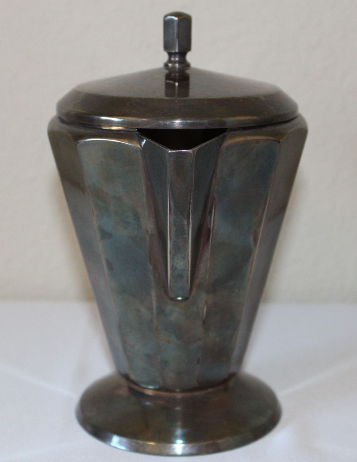 Antique Art Deco Silverplate Coffee Pot Art Krupp Berndorf Vintage 70cl