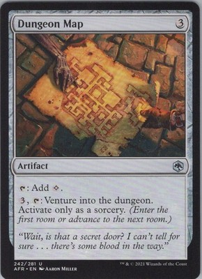 MTG Dungeon Map U Adventures in the Forgotten Realms 242 NM