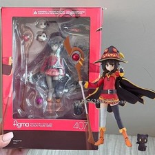 Figma 407 KonoSuba Megumin Anime Figure PVC Statue Collectible Model Gift