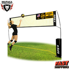 Portable Volleyball Net Set 12FT Adjustable Height Indoor Outdoor Training Kit