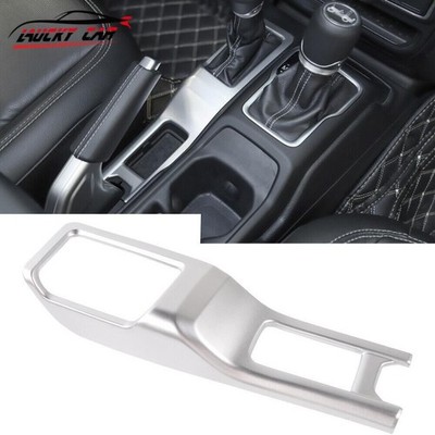 For 2018-2023 Jeep Wrangler JL ABS Silver 4WD Gear Shift Panel Cover Trim