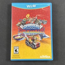 Skylanders SuperChargers Nintendo Wii U Game & Case Tested Works Authentic