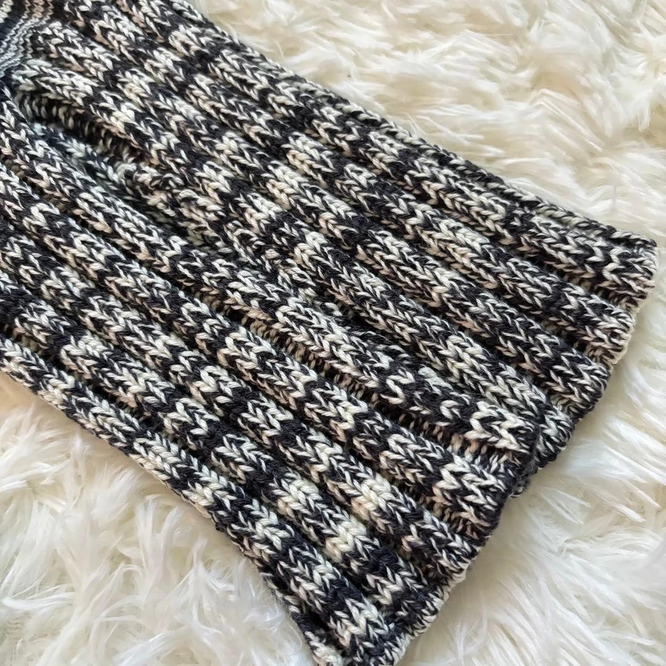 Missoni женщин в полоску трикотажа длинные перчатки темно серый белый оранжевый ярлык почти неиспользованный - Изображение 4 из 4