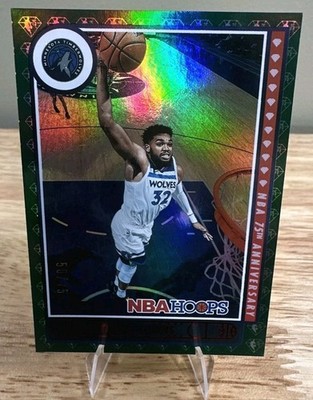 2021-22 Panini NBA Hoops 75th Anniversary KARL-ANTHONY TOWNS #141 /75