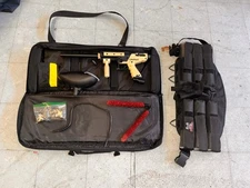 Cronus Paintball pack(Marker, cover, hopper, pod pack, cleaners, bag)(used once)