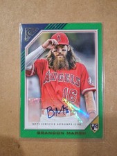 2022 Topps Gallery - Rookie Autographs Brandon Marsh #RA-BM Green 13/99 (AU, RC)