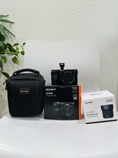 Sony a6400 Mirrorless Camera Bundle  Viltrox 50mm f/2 Lens   Open Box