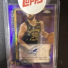 2025 Topps Chrome Stephen Curry Chrome Autographs (RAW)