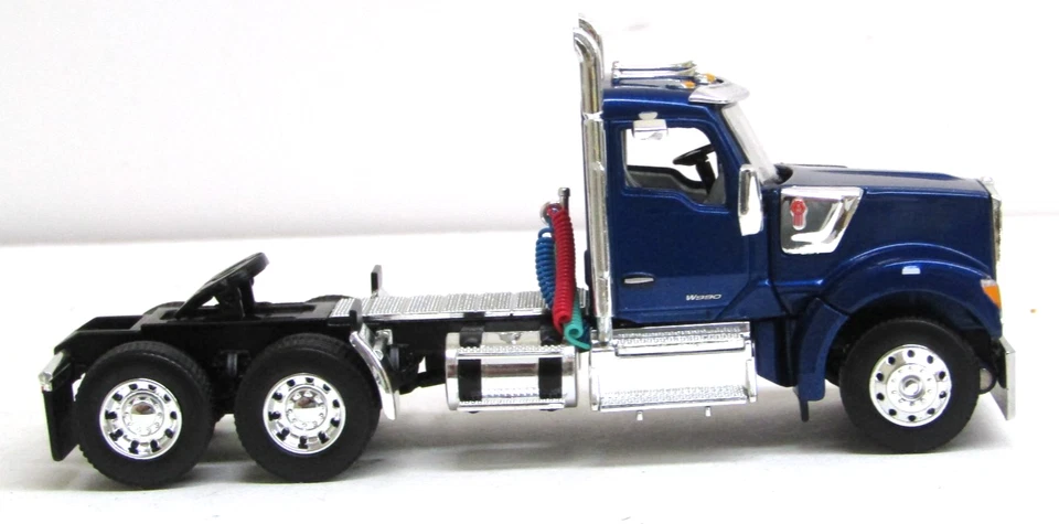 DCP blue Kenworth W990 day cab tractor 1/64 no box - Image 4 of 4