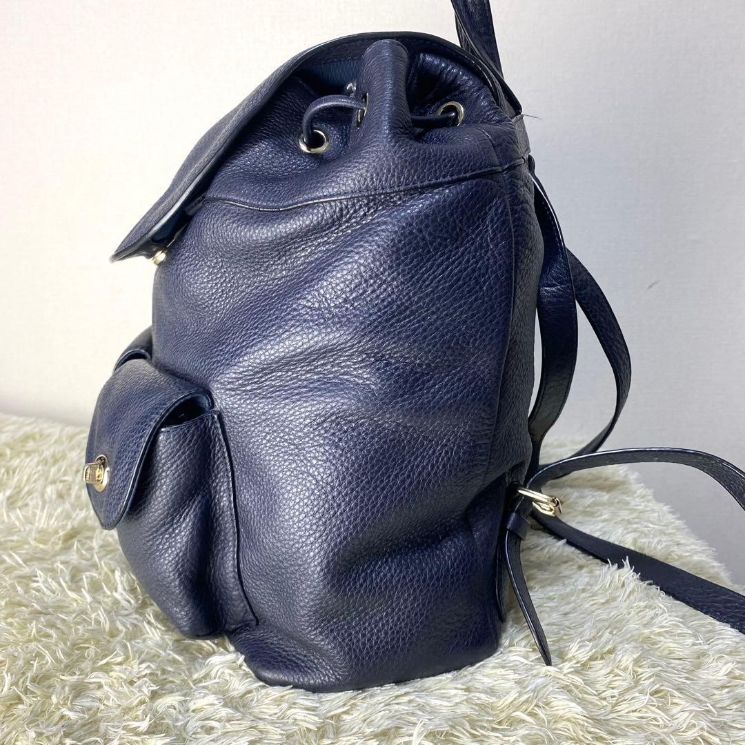 Condition COACH Pebbled Billy Backpack Large Capa… - image 6