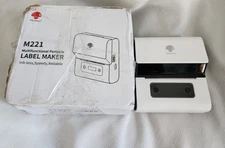 Phomemo M221 Wireless Label Maker 80mm Thermal Printer Label Barcode 3" Printer