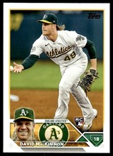 2023 Topps David MacKinnon Rookie Oakland Athletics #276