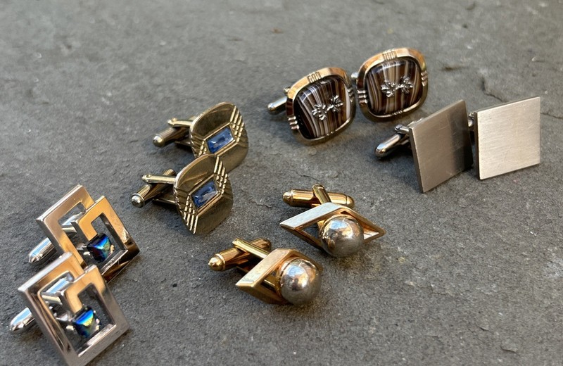 Lot Of Vintage Cufflinks