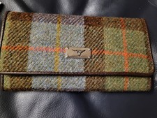 Unused Glen Appin Harris Tweed Large Purse Tiree. Some damage. See Description