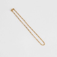 Otiumberg Gold Plated Delicate Chain Anklet Curb
