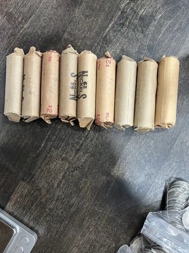 Early Buffalo Nickel Rolls