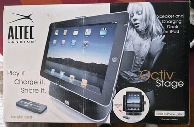Altec Lansing Octiv StageMP450 30-Pin iPad iPhone/iPod Speaker Dock New Open Box