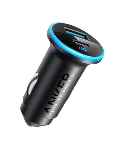 52.5W USB-C Car Charger Adapter with 30W Cigarette Lighter Port