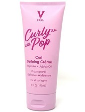 V Co. Curly Pop Curl Defining Cream 6 oz