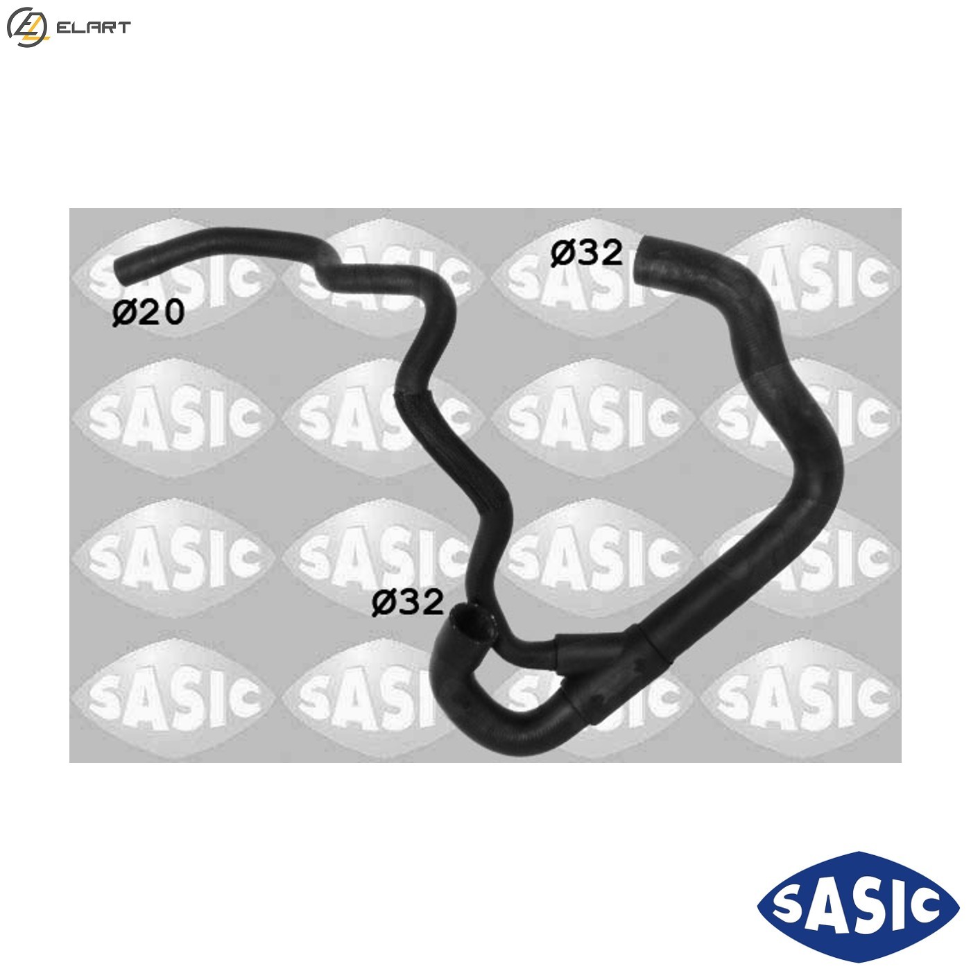 RADIATOR HOSE 3406253 FOR FORD FOCUS/II/C-MAX/Turnier/Station/Wagon KKDA 1.8L