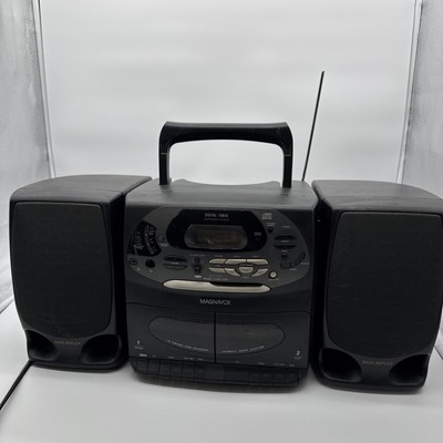 Classic MAGNAVOX AZ2808 CD/Dual Cassette Stereo Boombox AM/FM