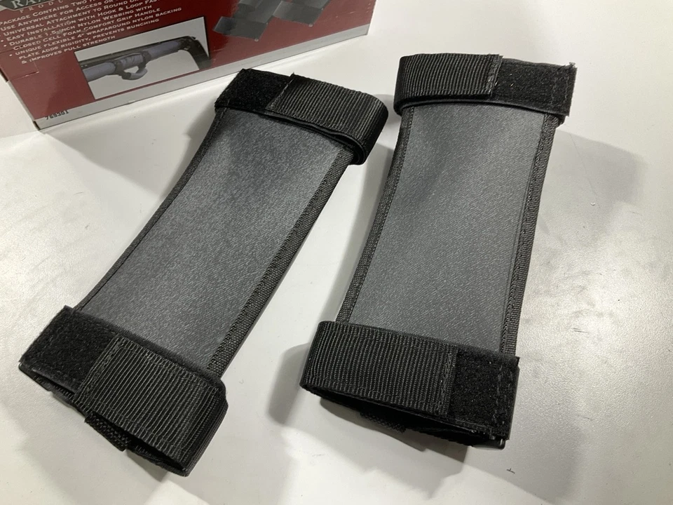 Manijas de puerta deportivas Rampage 769301 barras de agarre para Jeep con barras redondas o cuadradas Foto 3 de 4