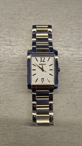 Men's Watch Two Tone SEIKO 7N32-0DR0 VINTAGE