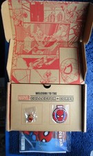 SPIDER-MAN MARVEL COLLECTORS CORPS BOX 2016 Funko #160 HAT Comic PIN Patch +