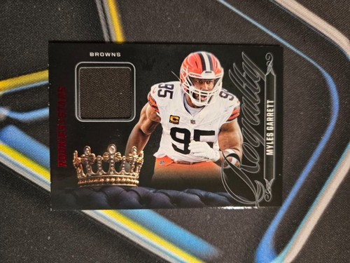 Myles Garrett #R-MGT 2025 Panini Rookies & Stars Royalty card