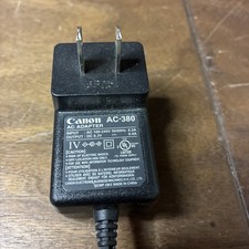 Genuine Canon AC-380 III AC Power Adapter for P23-DH V Printing Clock Calculator