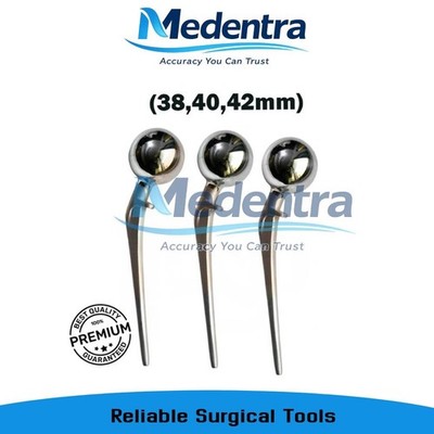 Lazcano Hip Prosthesis 38, 40, 42mm Sizes Orthopedic Instruments