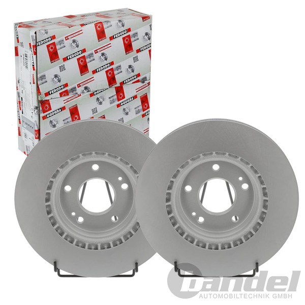 2X Ferodo 305Mm Bremsscheiben BelÜFtet Passend FüR Hyundai Elantra I30 Sonata TU-image