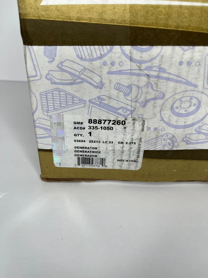 Alternador ACDelco 335-1050 para Chevrolet Pontiac Camaro Firebird 1994-1997 Foto 4 de 4