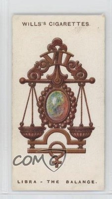 1923 Wills Lucky Charms Tobacco Libra The Balance #7 12hh