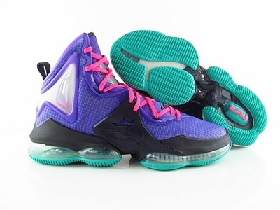 Nike Lebron XIX 19 Purple Teal CZ0203 500 US_10.5 UK_9/9.5 Eur_44/44.5