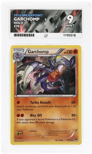 Garchomp 70/122 ACE graded card